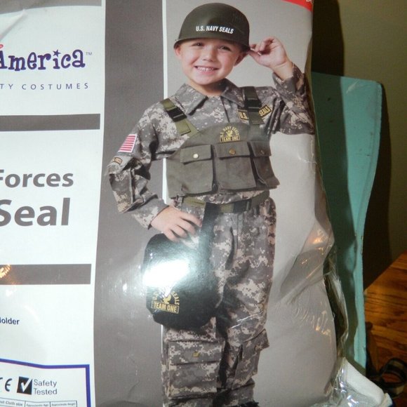 Dress Up America Special Forces Navy Seal Halloween Costume Size Small - Picture 3 of 5